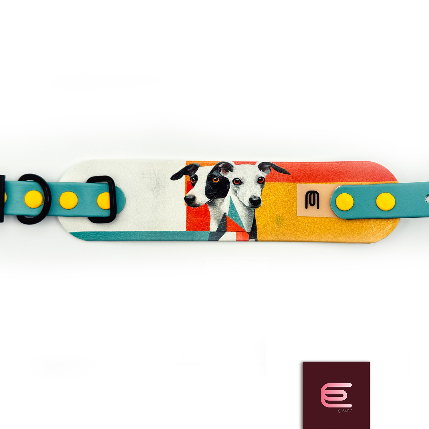 Obroża dla charcika włoskiego EYESH 297 BioThane® - EYESH -for dog walks- zdjęcie 1