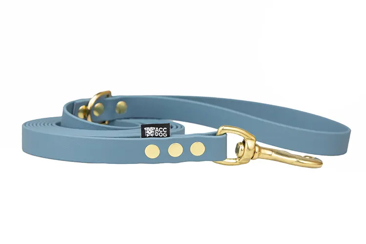Smycz dla charcika włoskiego Jeans Blue  BioThane® - ACC zdjęcie 1