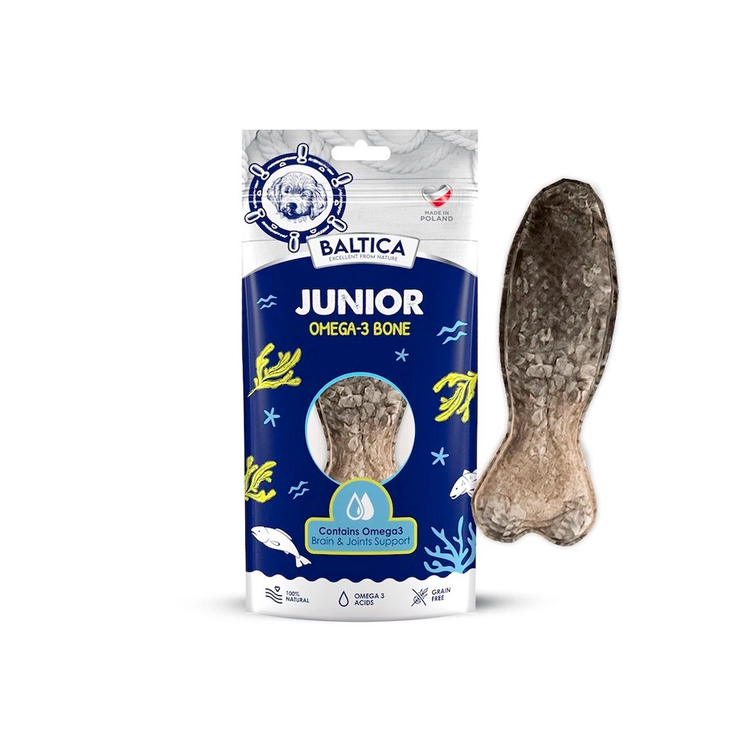 Kość do żucia dla szczeniąt - Junior Omega-3 - Baltica zdjęcie 1