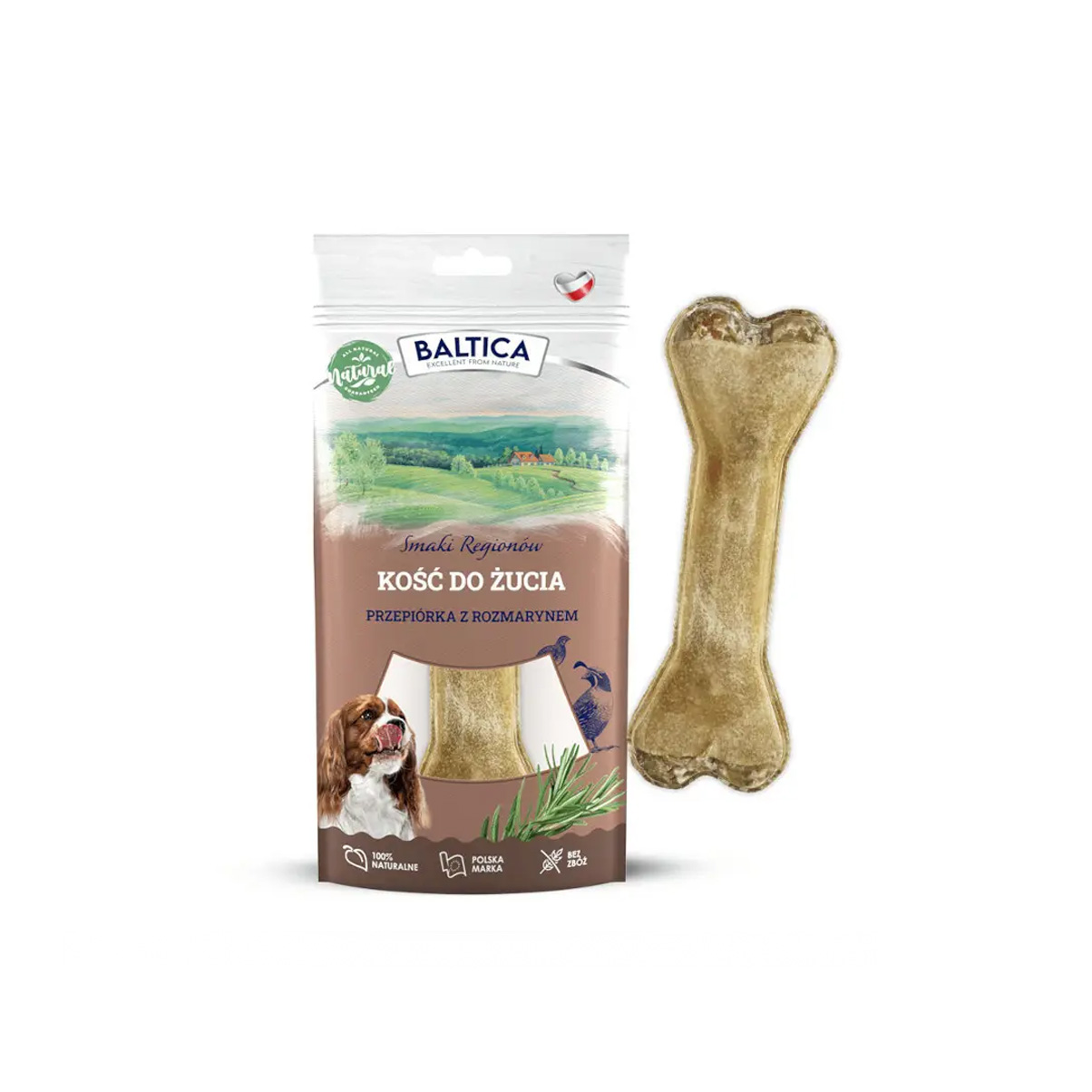 Kość do żucia - przepiórka z rozmarynem - Baltica zdjęcie 1