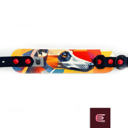 Obroża dla charcika włoskiego EYESH 304 BioThane®