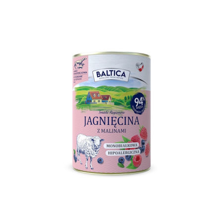 Karma mokra - jagnięcina z malinami Baltica zdjęcie 1