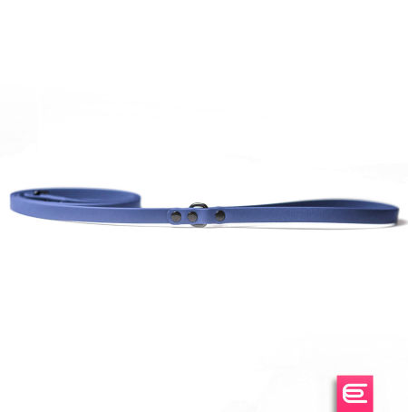 Smycz dla charcika włoskiego Dark Blue BioThane®