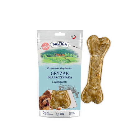 Kość dla szczeniąt z wołowiną