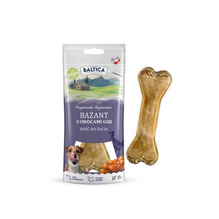 Kość do żucia - bażant z jagodami goji