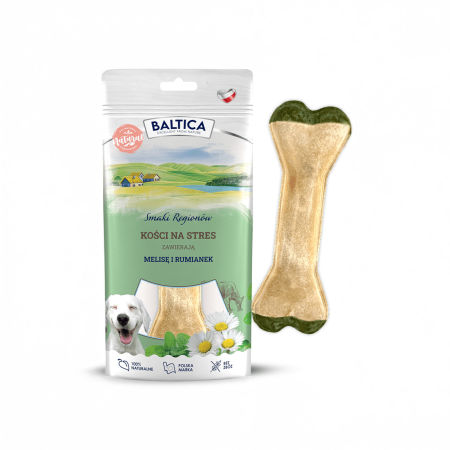 Kość do żucia na stres - melisa i rumianek