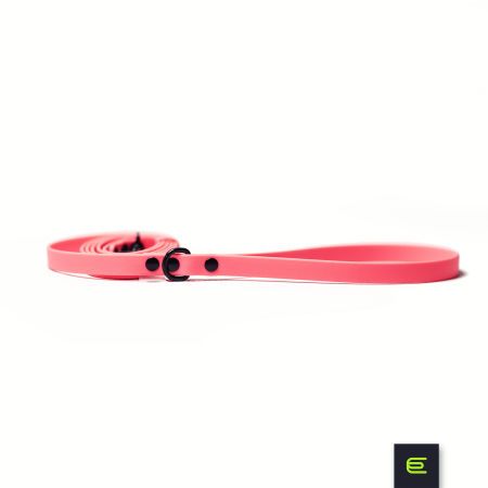 Smycz dla charcika włoskiego Neon Pink PVC