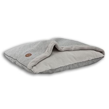 Legowisko - norka dla charcika - szara