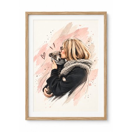 Personalizowany portret ilustracyjny A3 (wydruk)