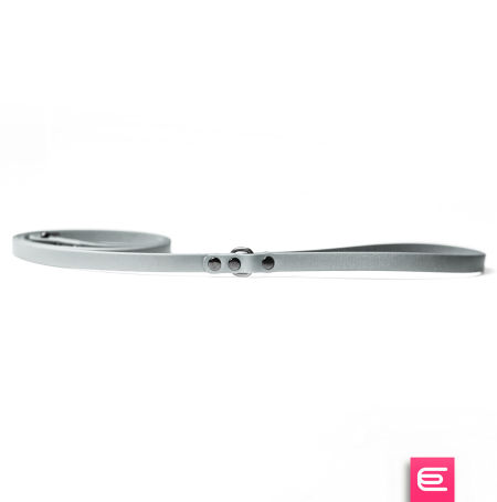 Smycz dla charcika włoskiego Silver BioThane®