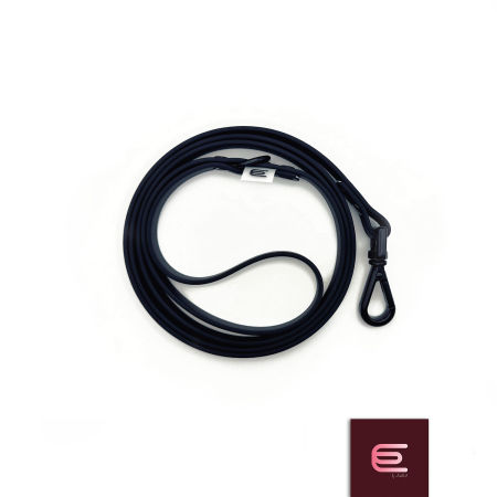 Smycz dla charcika włoskiego Black PVC