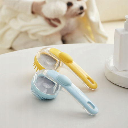 Szczotka do kąpieli z rączką i dozownikiem zdjęcie 4