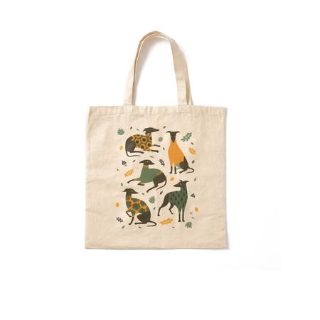 Płócienna torba w charciki