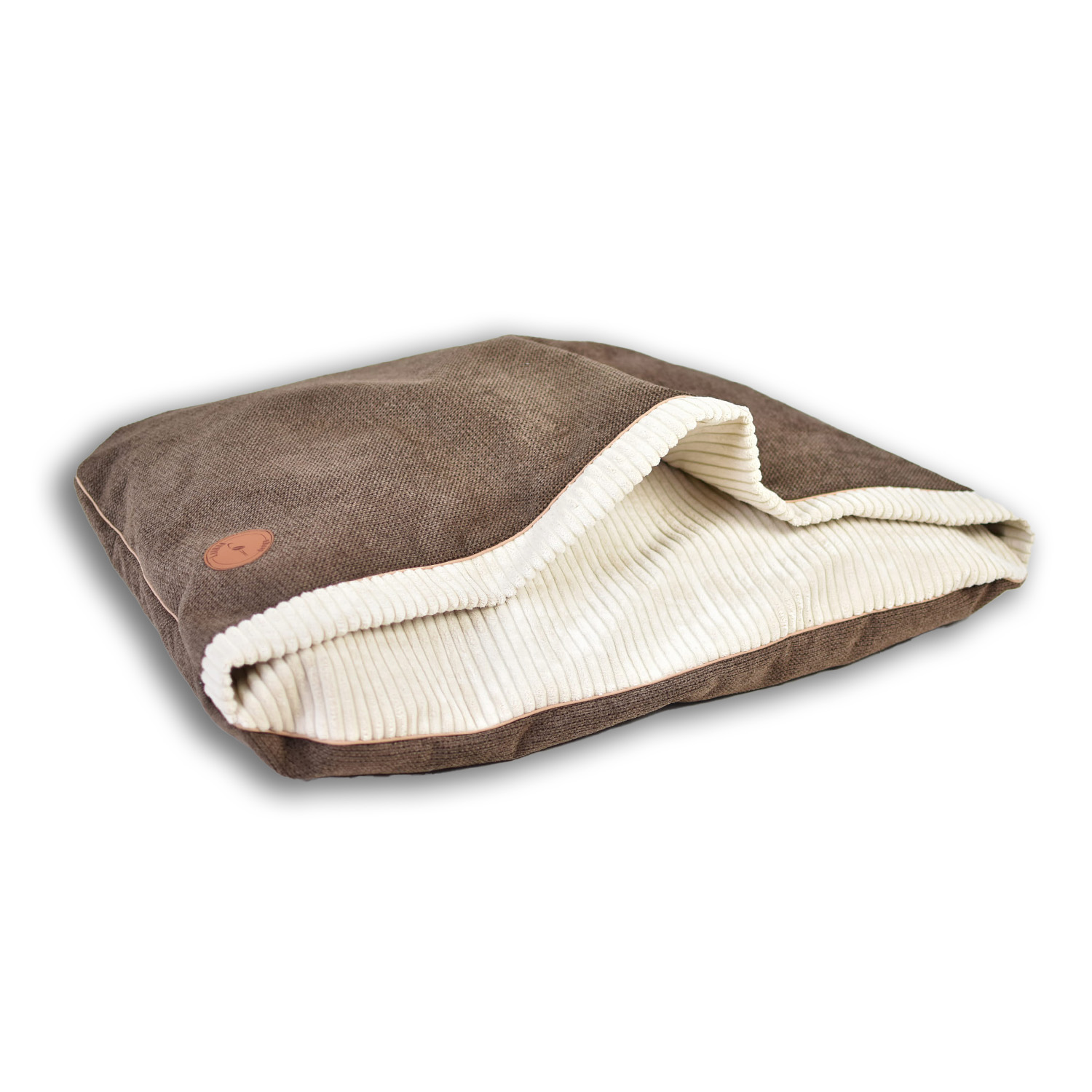 Legowisko - norka dla charcika - brązowa zdjęcie 1