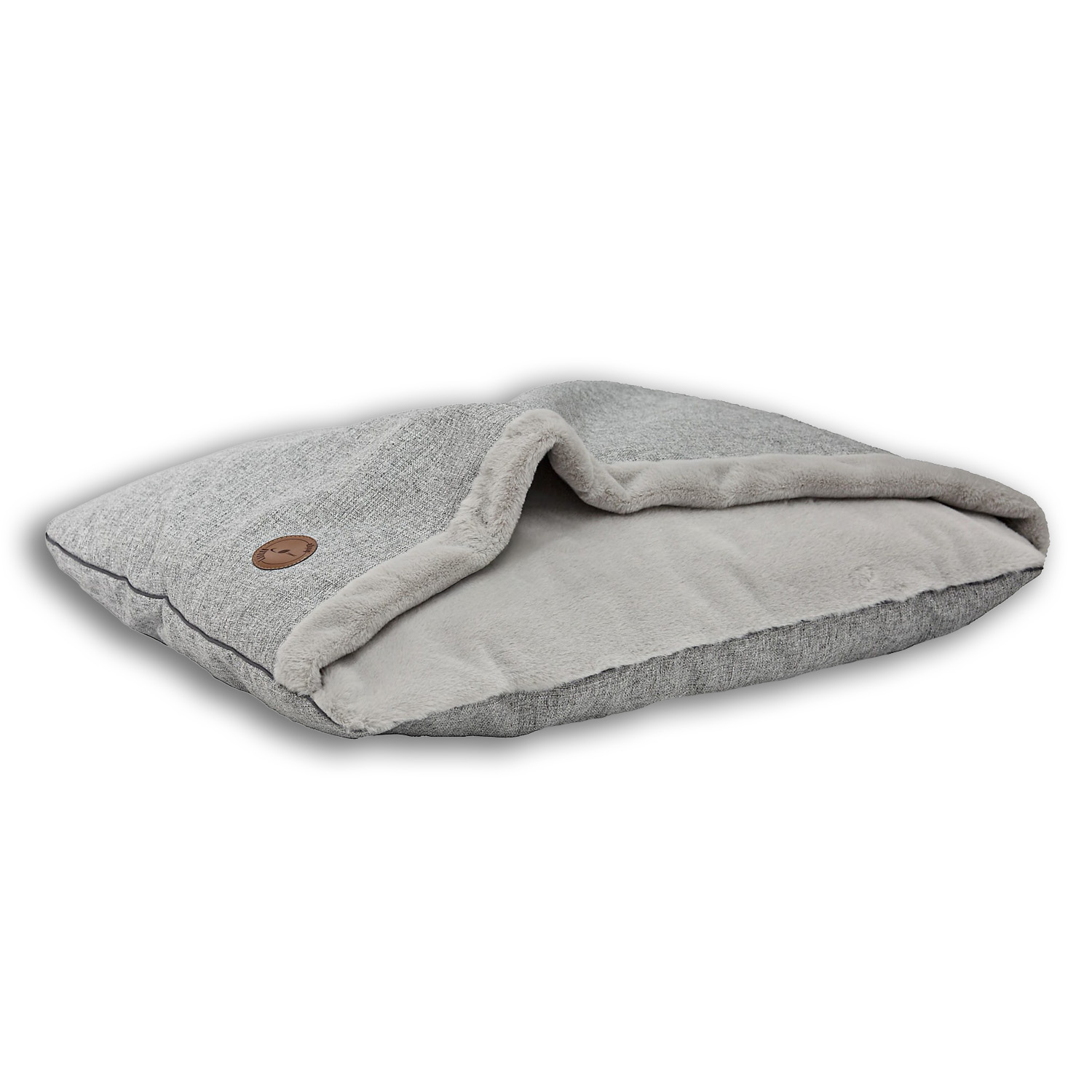 Legowisko - norka dla charcika - szara zdjęcie 1