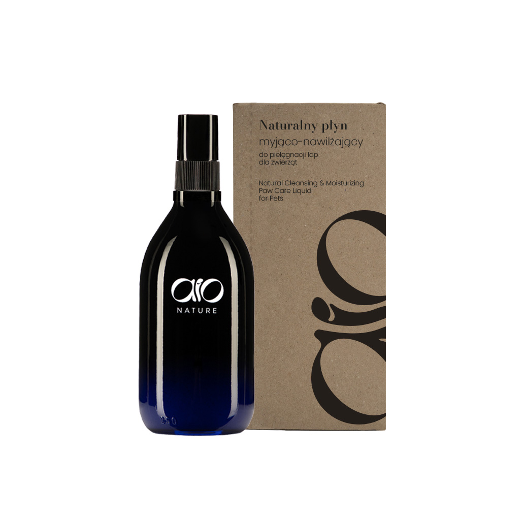 Naturalny płyn myjąco-nawilżający do pielęgnacji po spacerze - AIO Nature zdjęcie 1