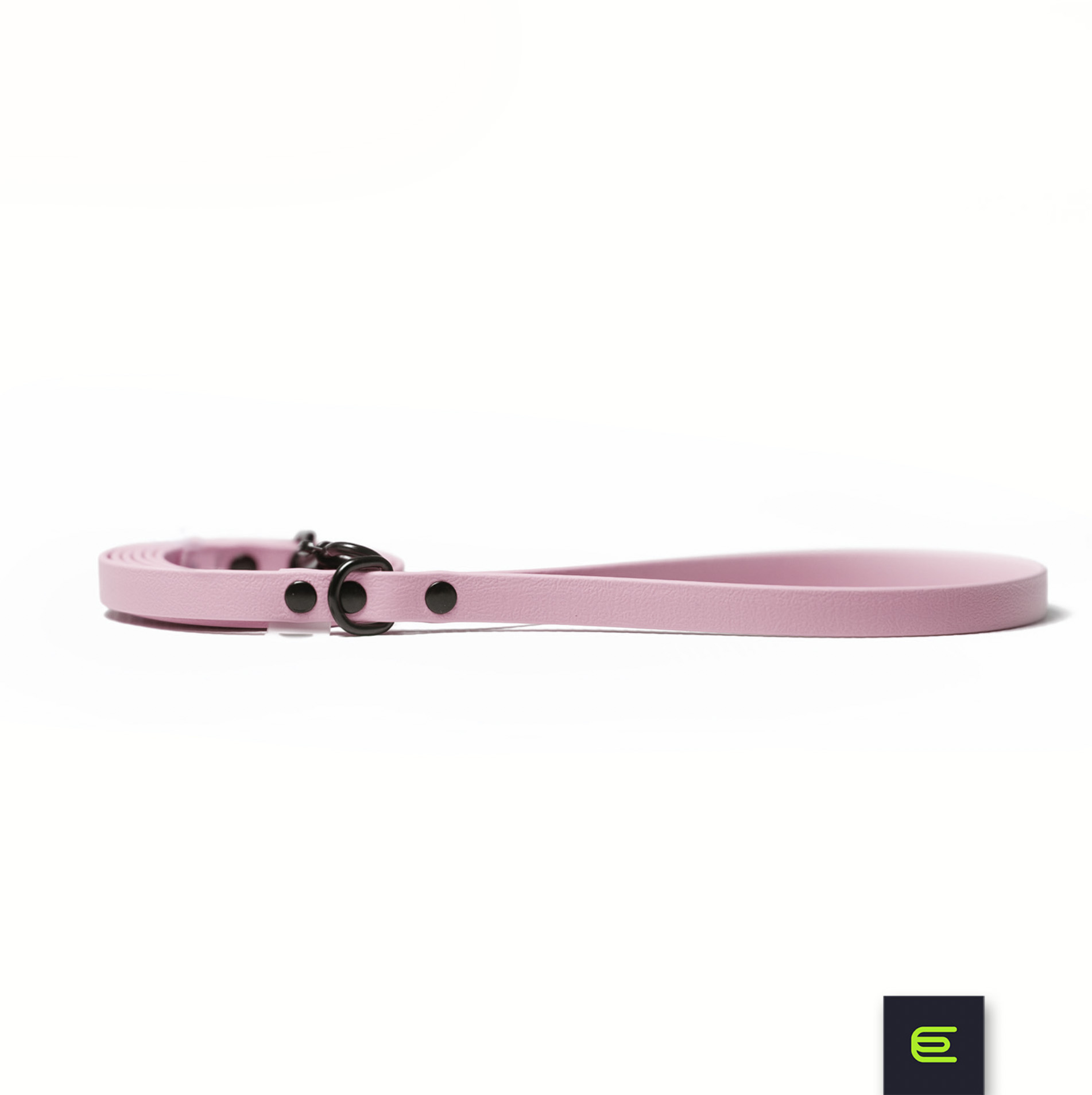 Smycz dla charcika włoskiego Dusty Pink BioThane® - EYESH -for dog walks- zdjęcie 1